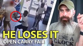 Open Carry Guy Gets REKT! – Lesson Learned